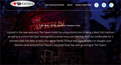 Desktop Screenshot of ilovethetavern.com